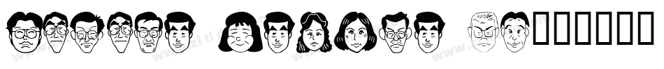 Sakabe People 01字体转换